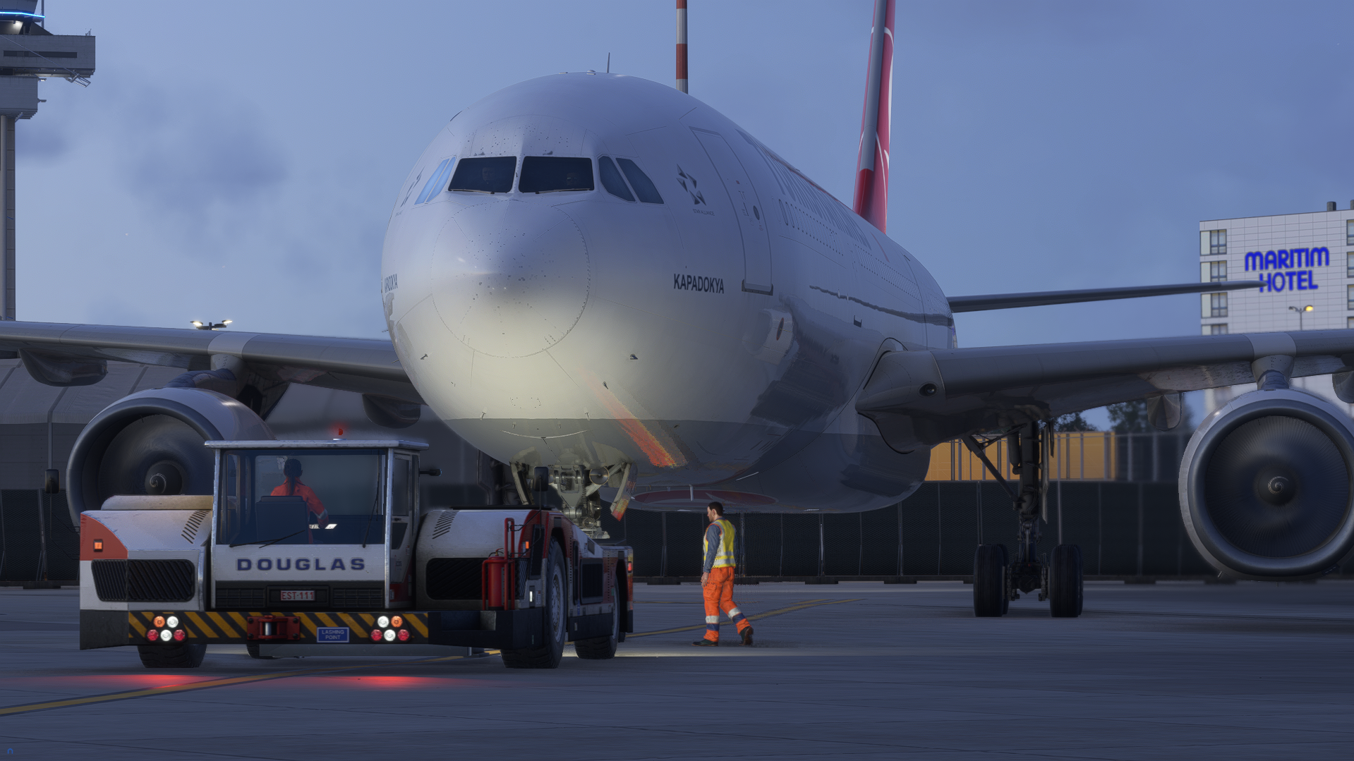 vTHY Airbus A330 on the ramp